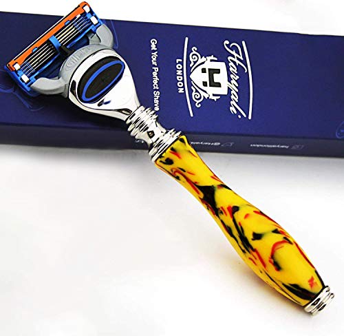 5 edge Cartridge-Rasierer mit neuem unzerbrechlichen Harzgriff - Neue Limited Edition, Limited Edition, Limited Edition - Special Collection of Haryali London 5 edge Cartridge-Rasierer mit neuem unzerbrechlichen Harzgriff - Neue Limited Edition, Limited Edition, Limited Edition - Special Collection of Haryali London von Haryali London