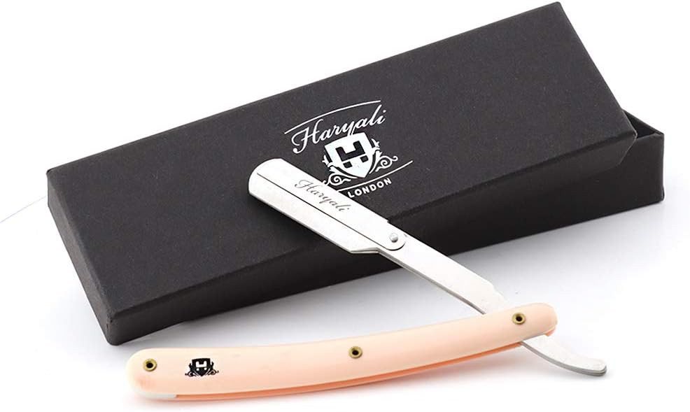 Haryali London Rasierhobel Cut Throat Razor Traditionelles manuelles Rasiermesser für Herren, 1-tlg. von Haryali London