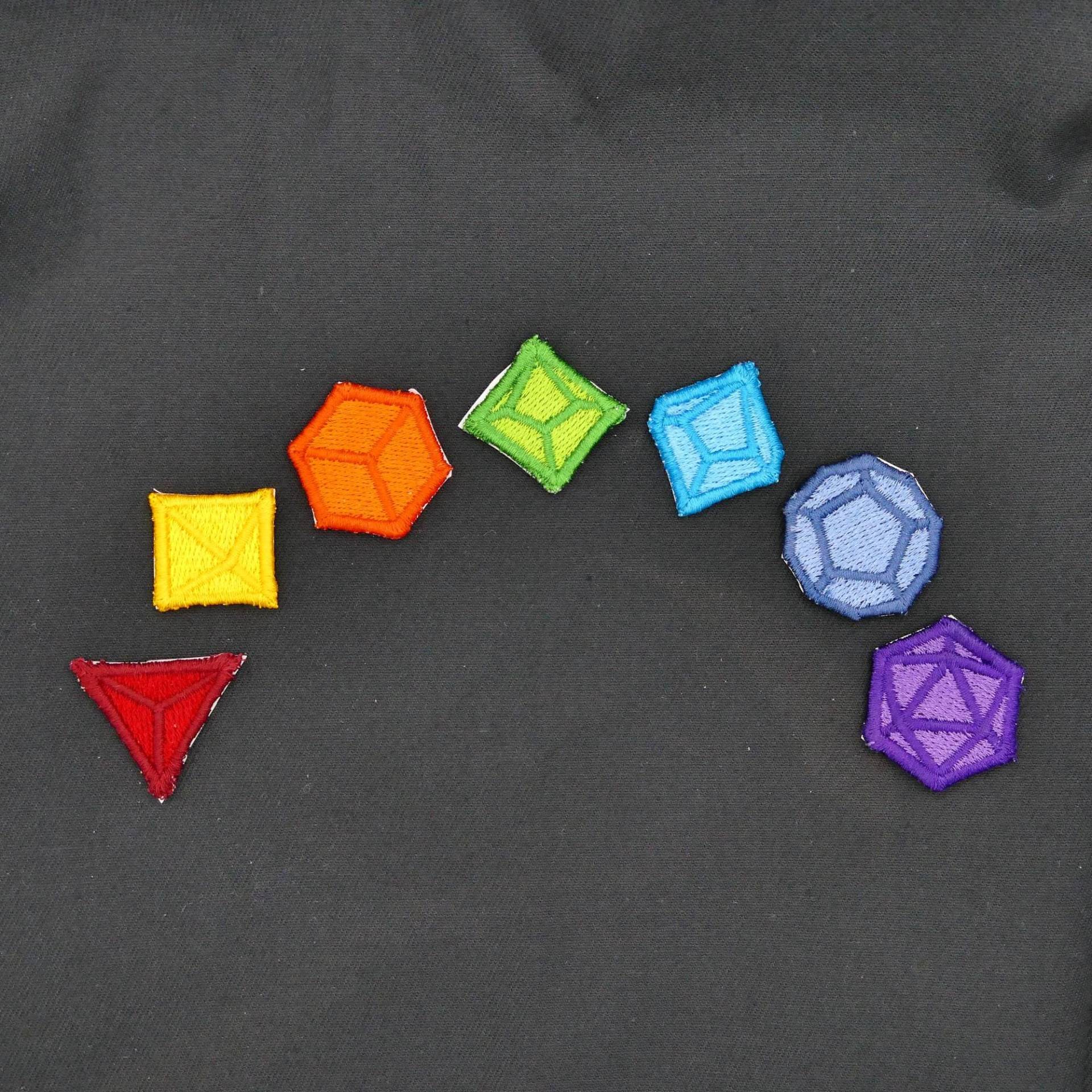 Würfel Aufnäher von HarzUndNadel