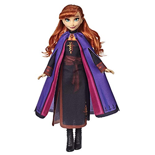 Hasbro Disney Die Eiskönigin Anna Puppe mit langem rotem Haar und Outfit zu Disney Die Eiskönigin 2, Spielzeug für Kinder ab 3 Jahren von Frozen