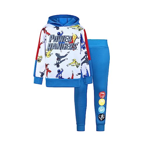 Hasbro Power Rangers Boys Hooded Sweatshirt and Jogger Set for Little Kids Blue von Hasbro