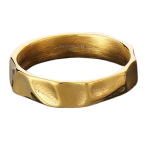 Hasdnker Ring Ringe Damen Bijouterie Herren Einfache Art Und Weise Dünne Ringe Für Frauen Männer Geometrische Punk Finger Dekoration Hochzeit Partei Schmuck Weihnachten 10 Kr107701-Kjx von Hasdnker