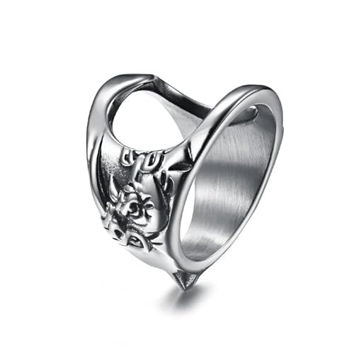 Hasdnker Ring Ringe Damen Bijouterie Herren Flaschenöffnerring Robuste Konstruktion Anti-Deformation Exquisiter Flaschenöffnungsring Party-Tools Für Zuhause 11 von Hasdnker