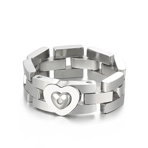 Hasdnker Ring Ringe Damen Bijouterie Herren Ringe Für Frauen Silber Farbe Herz Strass Einfache Uhr Kette Hochzeit Ring Schmuck Frauen Weihnachten 10 Kr105157-Kfc Hasdnker Ring Ringe Damen Bijouterie Herren Ringe Für Frauen Silber Farbe Herz Strass Einfache Uhr Kette Hochzeit Ring Schmuck Frauen Weihnachten 10 Kr105157-Kfc von Hasdnker
