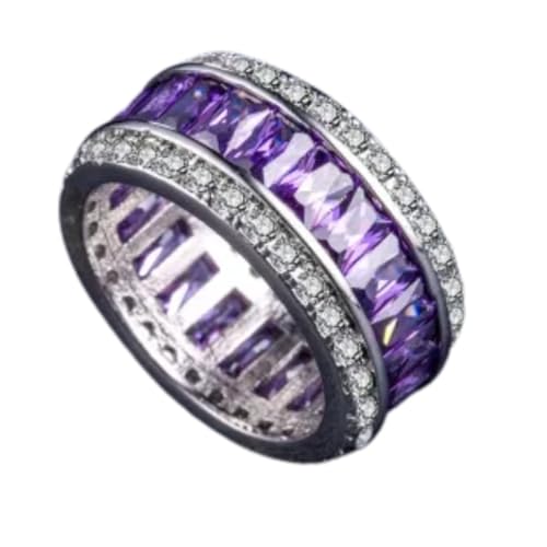 Hasdnker Ring Ringe Damen Bijouterie Herren Stil Europäischer Und Amerikanischer Damenring Mode Luxus Kreative Zirkon Persönlichkeit Damenring Kleines Design Schmuck 7 Lila Hasdnker Ring Ringe Damen Bijouterie Herren Stil Europäischer Und Amerikanischer Damenring Mode Luxus Kreative Zirkon Persönlichkeit Damenring Kleines Design Schmuck 7 Lila von Hasdnker
