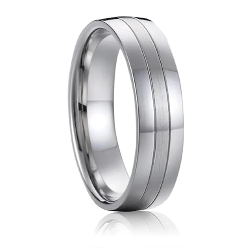 Hasdnker Ring Ringe Damen Bijouterie Herren Versprechensringe Für Paare, Liebhaber-Allianzring, Ehering, Jubiläumsschmuck, 12 P1405Men von Hasdnker