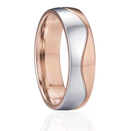 Hasdnker Ring Ringe Damen Bijouterie Herren Versprechensringe Für Paare, Liebhaber-Allianzring, Ehering, Jubiläumsschmuck 13 P1418Rmen von Hasdnker