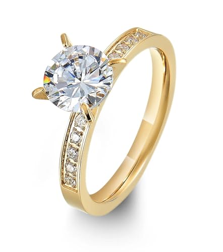 Hasdnker Ring Ringe Damen Bijouterie Herren Western Designer Dubai Afrikanischer Feiner Damenschmuck Diamant Braut Hochzeit Verlobungsringe Für Frauen Mädchen 5 20Klrs010 von Hasdnker