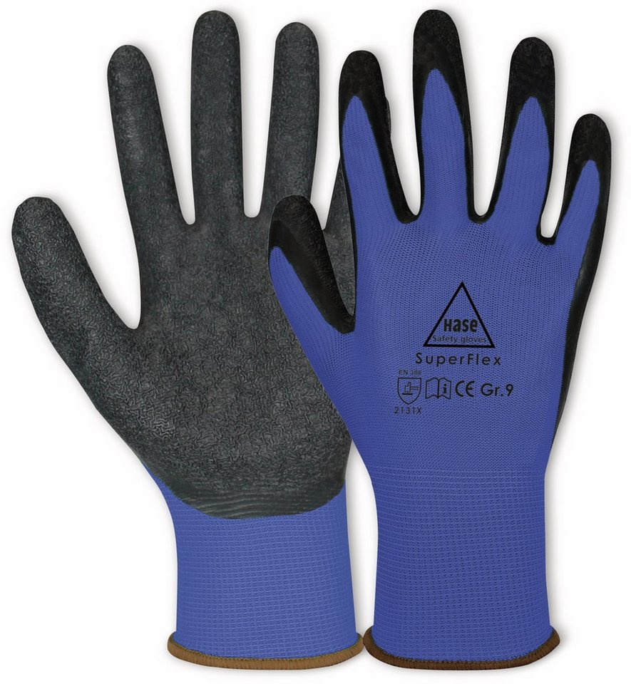 Hase Safety Gloves Arbeitshandschuhe HASE SAFETY GLOVES Latex-Arbeitshandschuhe von Hase Safety Gloves