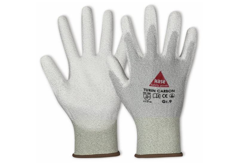 Hase Safety Gloves Arbeitshandschuhe HASE SAFETY GLOVES Montagehandschuh, TURIN CARBON, EN 388, EN 420 von Hase Safety Gloves