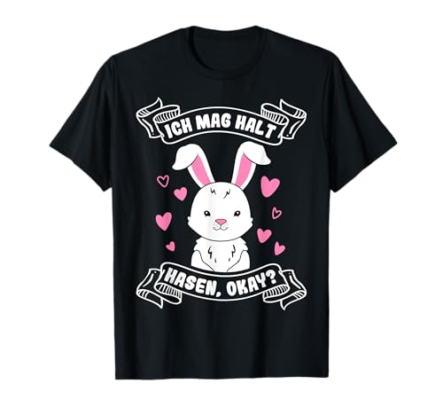 Ich mag halt Hasen Kaninchen Hase Mädchen Kinder Ostern T-Shirt Ich mag halt Hasen Kaninchen Hase Mädchen Kinder Ostern T-Shirt von Hasen Kaninchen Hase Geschenk
