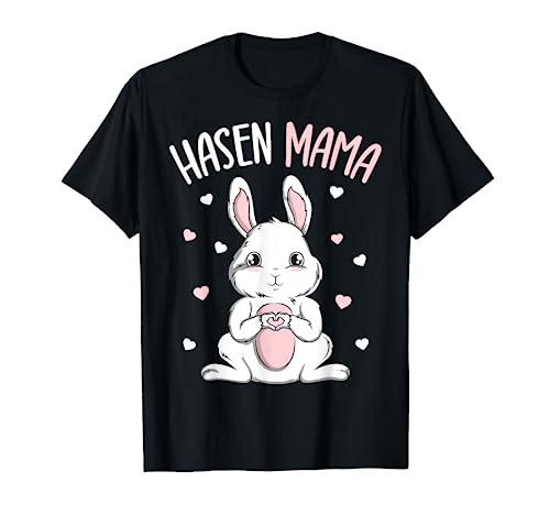Hasenmama Hase Kaninchen Hasen Mama Damen Mädchen T-Shirt von Hasen Kaninchen & Bunny Geschenke