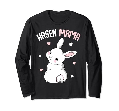 Hasenmama Hase Kaninchen Ostern Hasen Mama Langarmshirt von Hasen Kaninchen & Bunny Geschenke