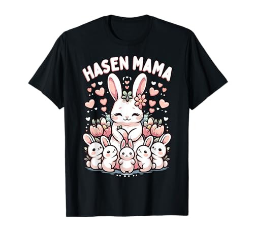 Hasenmama Hase Kaninchen Hasen Mama Muttertag T-Shirt Hasenmama Hase Kaninchen Hasen Mama Muttertag T-Shirt von Hasen Mama Kaninchen Geschenke