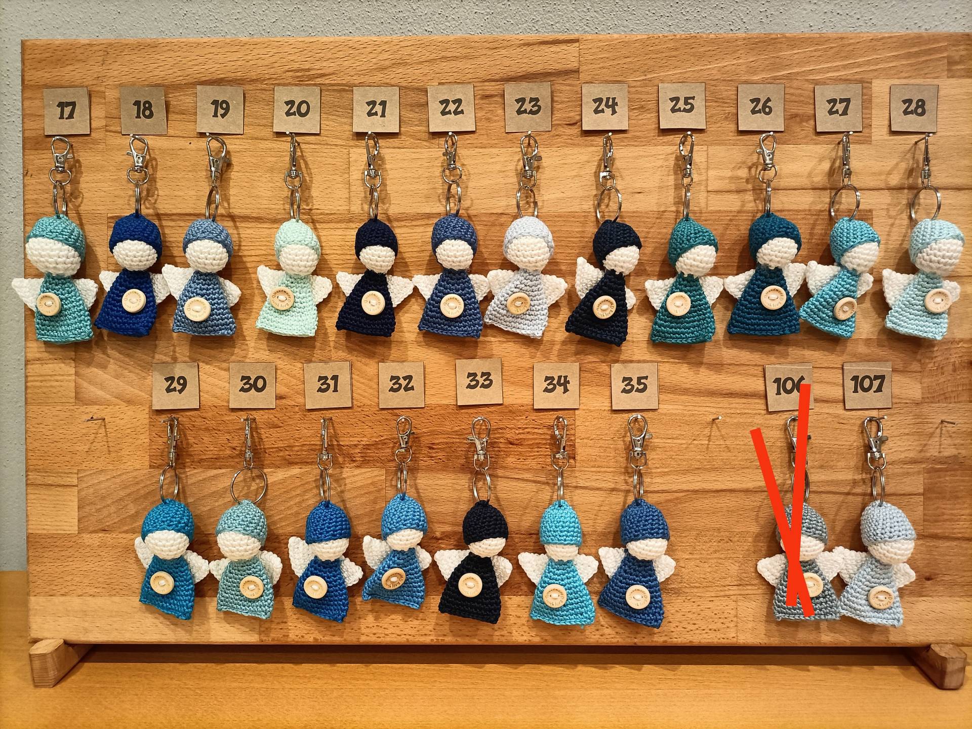 Engel Schlüsselanhänger Handgemacht - Glücksbringer & Schutzengel Für Unterwegs von HasenMama