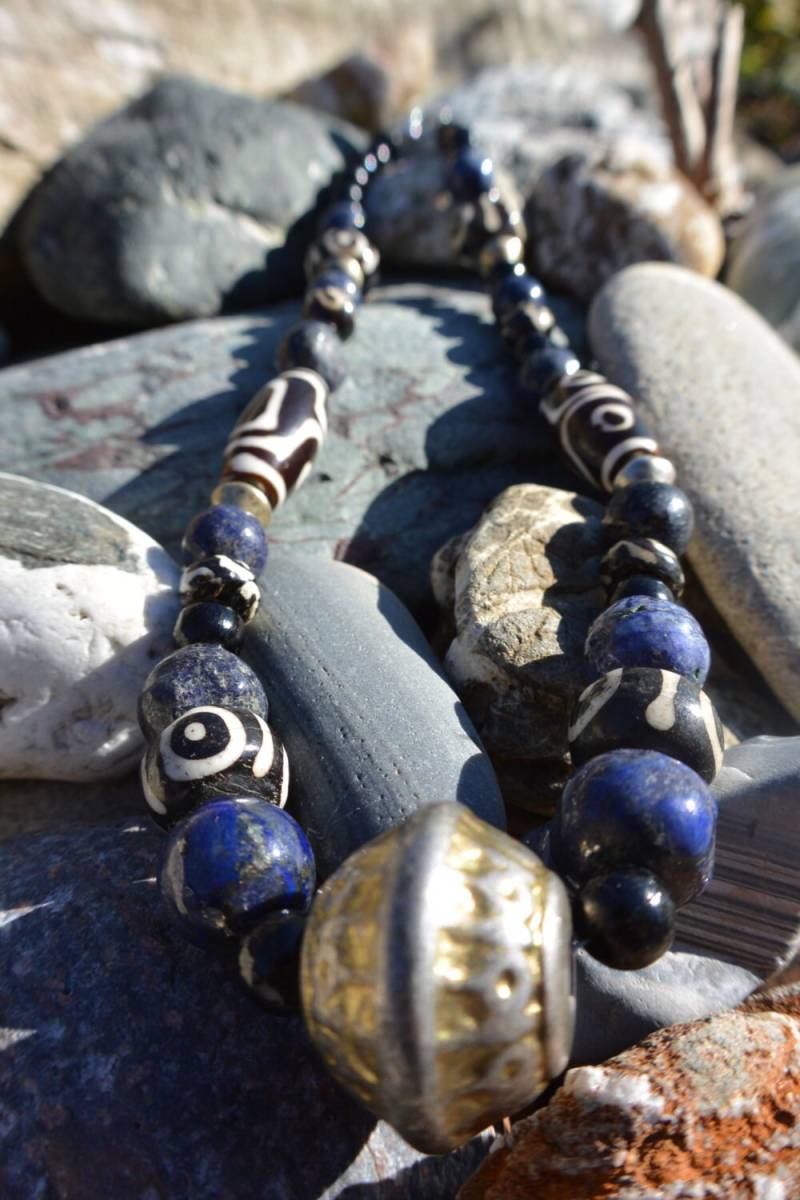 Halskette Mit Echtem Lapislazuli Halskette Mit Echtem Lapislazuli von HasewaerK