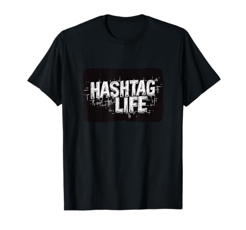 Schönes Hashtag Life Emblem für Jungen und Mädchen T-Shirt Schönes Hashtag Life Emblem für Jungen und Mädchen T-Shirt von Hashtag Outfit