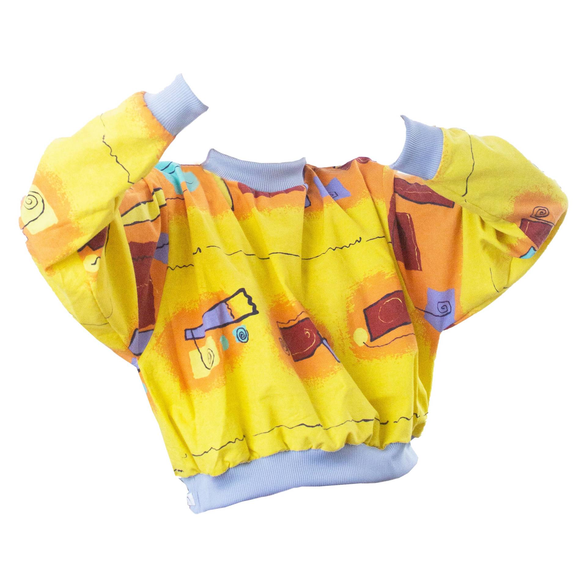 Sustainably Handmade Unique Jumper Made From Original 90S Fabric Sustainably Handmade Unique Jumper Made From Original 90S Fabric von HashtagVaq
