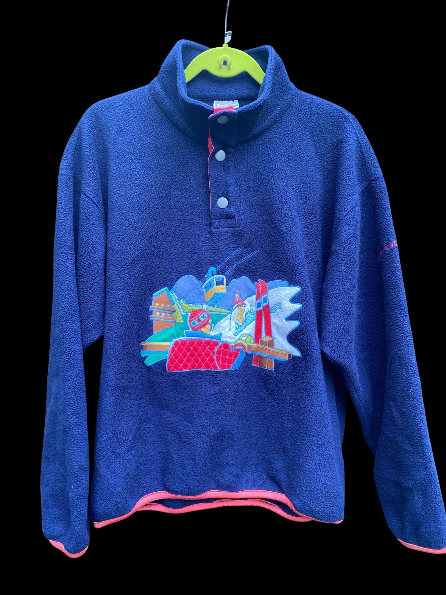Sergio Tacchini Vintage 90Er Ski Fleece Pullover Sweatshirt Made in Italy Größe M Sergio Tacchini Vintage 90Er Ski Fleece Pullover Sweatshirt Made in Italy Größe M von HashtagVintageEsmee