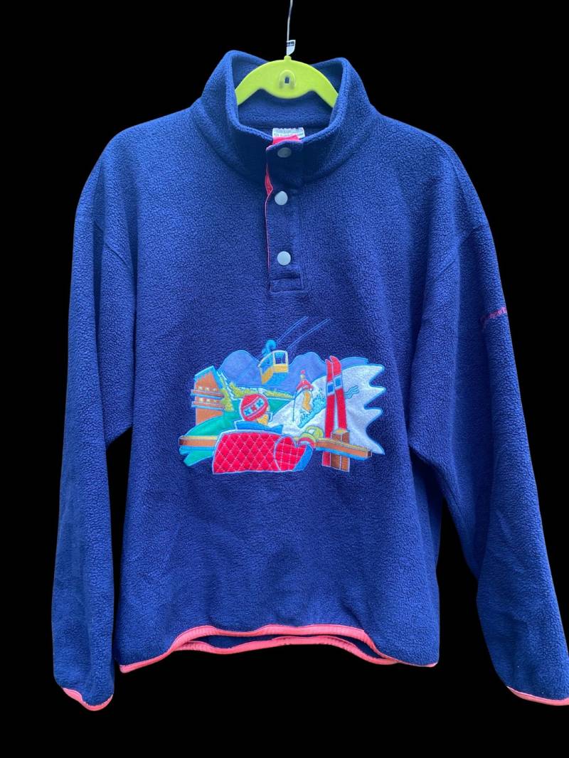 Sergio Tacchini Vintage 90Er Ski Fleece Pullover Sweatshirt Made in Italy Größe M Sergio Tacchini Vintage 90Er Ski Fleece Pullover Sweatshirt Made in Italy Größe M von HashtagVintageEsmee