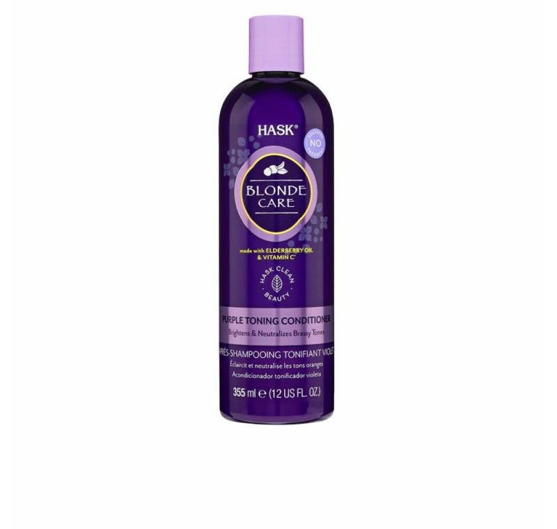 Hask Haarspülung Blonde Care Purple Toning Conditioner 355ml Hask Haarspülung Blonde Care Purple Toning Conditioner 355ml von Hask