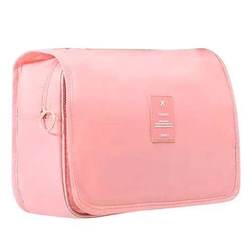 Haslbeck Kulturbeutel zum Aufhängen, Kulturbeutel, Wasserdicht, Großes Fassungsvermögen für Toilettenartikel in Reisegröße, Make-Up-Organizer-Tasche, Rosa Haslbeck Kulturbeutel zum Aufhängen, Kulturbeutel, Wasserdicht, Großes Fassungsvermögen für Toilettenartikel in Reisegröße, Make-Up-Organizer-Tasche, Rosa von Haslbeck