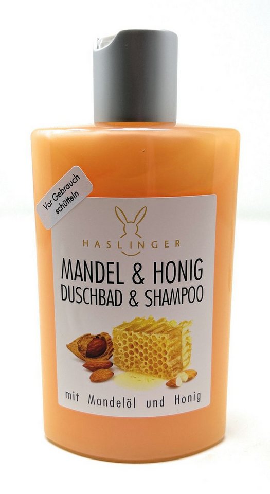 Haslinger Haarshampoo Mandel & Honig, 1-tlg., Mandel & Honig Duschbad & Shampoo 200 ml von Haslinger