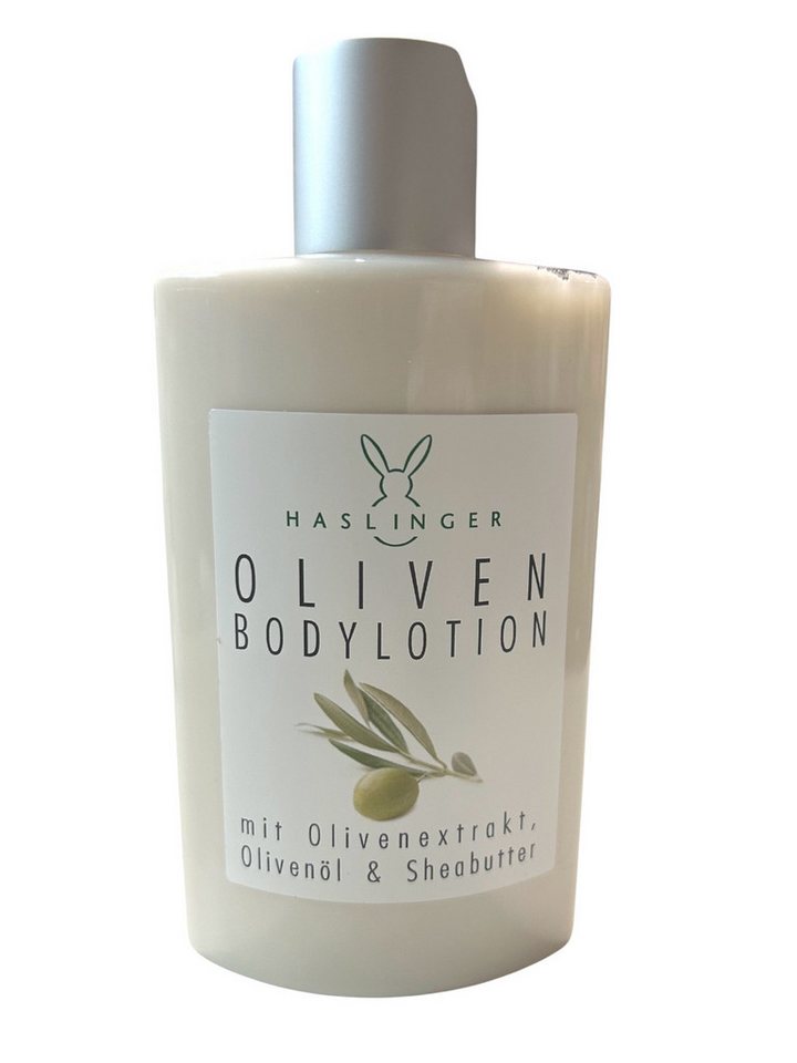 Haslinger Körperlotion Olive, 1-tlg., Bodylotion Körperlotion 200 ml von Haslinger