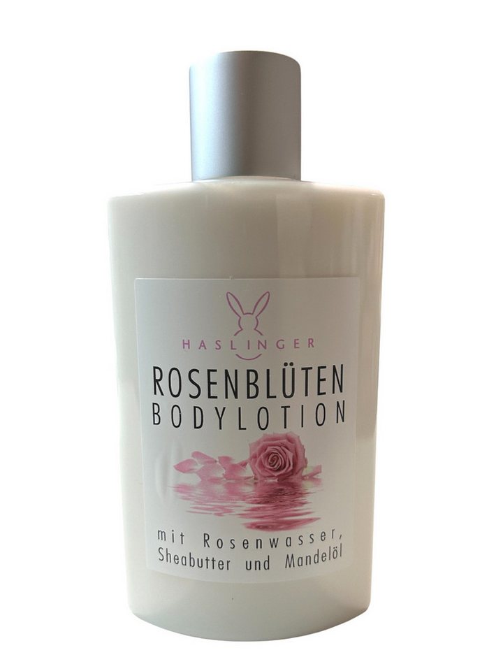 Haslinger Körperlotion Rosenblüten, 1-tlg., Bodylotion Körperlotion 200 ml von Haslinger