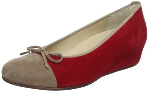 Hassia, Damen Ballerinas, Rot (rosso/cotton 4118), EU 39 (UK 6) von Hassia