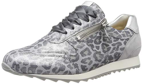 Hassia Damen Barcelona, Weite H Sneaker, Silber (Silber/Stone 7668), 39 EU (6 UK) von Hassia