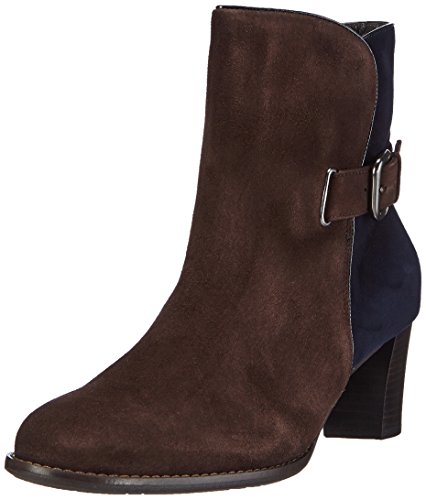 Hassia Damen Bozen, Weite J Kurzschaft Stiefel, Braun (2030 Espresso/Ocean) von Hassia