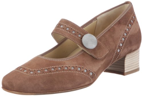 Hassia Damen Evelyn, Weite J Pumps, Braun (caffee/Stone 2168) von Hassia