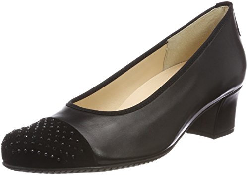 Hassia Damen Paris, Weite H Pumps, Schwarz (Schwarz), 35.5 EU (3 UK) von Hassia