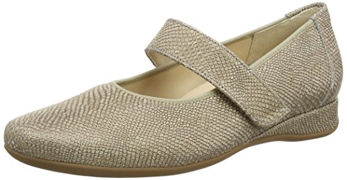 Hassia Damen Petra, Weite G Geschlossene Ballerinas, Beige (1700 beige), 38.5 von Hassia