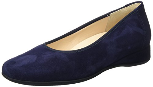 Hassia Damen Petra, Weite G Geschlossene Ballerinas, Blau (Blue), 34.5 EU (2.5 UK) von Hassia