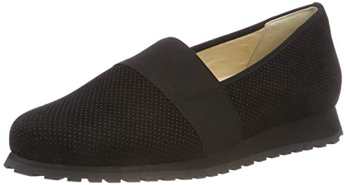 Hassia Damen Piacenza, Weite G Slipper, Schwarz (Schwarz 0100) von Hassia