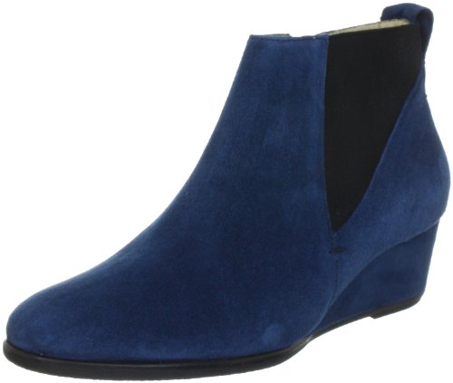 Hassia Damen Turin, Weite H Chelsea Boots, Blau (Petrol 3900), 38 von Hassia