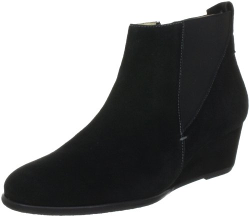 Hassia Damen Turin, Weite H Chelsea Boots, Schwarz (schwarz 0100) von Hassia