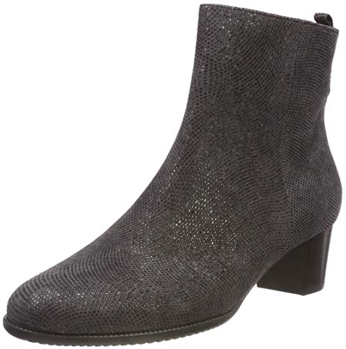 Hassia Damen Turin, Weite H Stiefeletten, Grau (Darkgrey 6600), 37.5 EU von Hassia