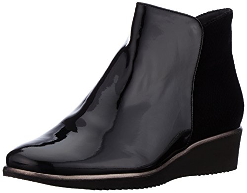 Hassia Damen Ungefüttert Kurzschaft Stiefel Genua, Weite K, Schwarz (0100 schwarz), Gr. 38 (UK 5) von Hassia