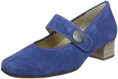 Hassia Evelyn, Weite J 5-303372-32000, Damen Mary Jane Halbschuhe, Blau (blue 3200), EU 41 (UK 7.5) von Hassia