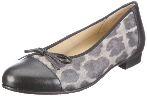 Hassia Fermo, Weite G 2-301036-69010, Damen Ballerinas, Grau (Smoke/schwarz 6901), EU 40 2/3 (UK 7) von Hassia