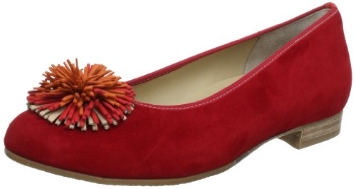 Hassia Fermo, Weite G 5-301022-41000, Damen Ballerinas, Rot (Rosso 4100), EU 41 (UK 7.5) von Hassia