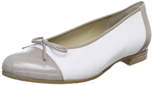 Hassia Fermo, Weite G 5-301030-04080, Damen Ballerinas, Weiß (offwhite/nude 0408), EU 38.5 (UK 5.5) von Hassia