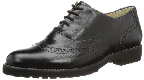 Hassia Fermo, Weite G 6-301250-01000, Damen Schnürhalbschuhe, Schwarz (schwarz 0100), EU 42 (UK 8) von Hassia