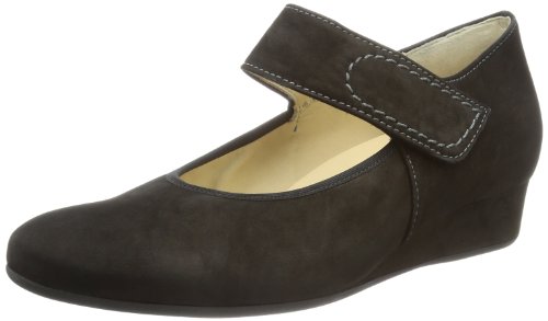 Hassia Genua, Weite K 6-303592-01000, Damen Ballerinas, Schwarz (schwarz 0100), EU 37.5 (UK 4.5) von Hassia