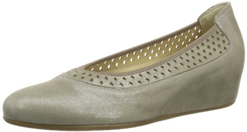 Hassia Nizza, Weite H 7-302165-69000 Damen Ballerinas, Beige (Smoke 6900), EU 36 (UK 3.5) von Hassia