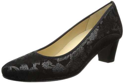 Hassia Rimini, Weite G 6-304606-01000, Damen Pumps, Schwarz (schwarz 0100), EU 39 (UK 6) von Hassia