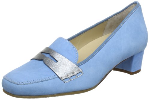 Hassia Verona, Weite H 5-303642-34770, Damen Slipper, Blau (jeans/altsilber 3477), EU 37.5 (UK 4.5) von Hassia